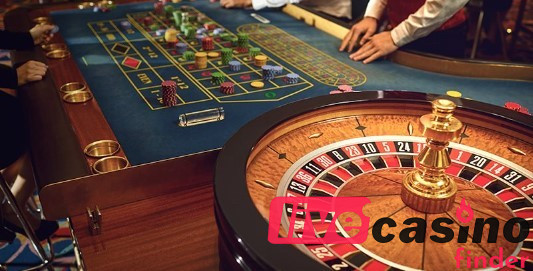 Live casino games with dealer.